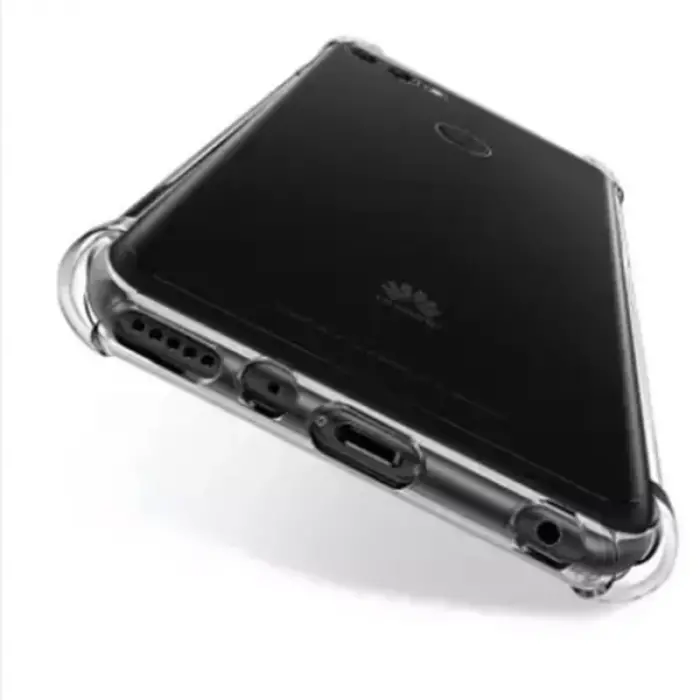 Huawei Y9 2018 Anti-Drop Darbe Emici Silikon Kılıf-(5775)