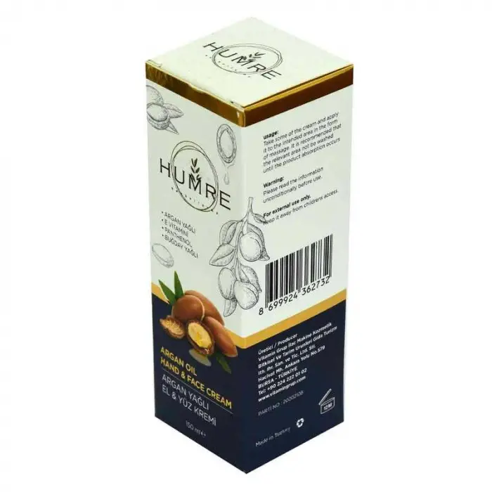 Humre Argan Yağlı E Vitaminli El ve Yüz i 150 ML