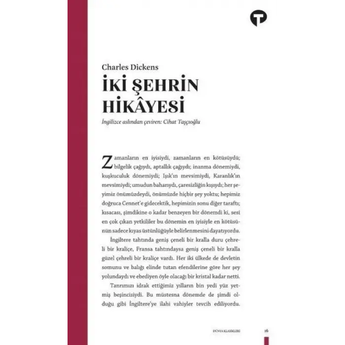 İki Şehrin Hikayesi
