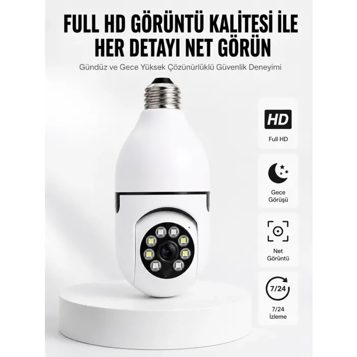 İki Yönlü Ses Destekli Full HD Akıllı Kamera Yeni Nesil