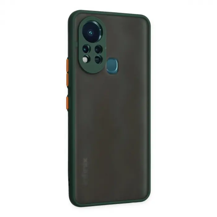 İnfinix Hot 11s Kılıf Montreal  Kapak - Yeşil