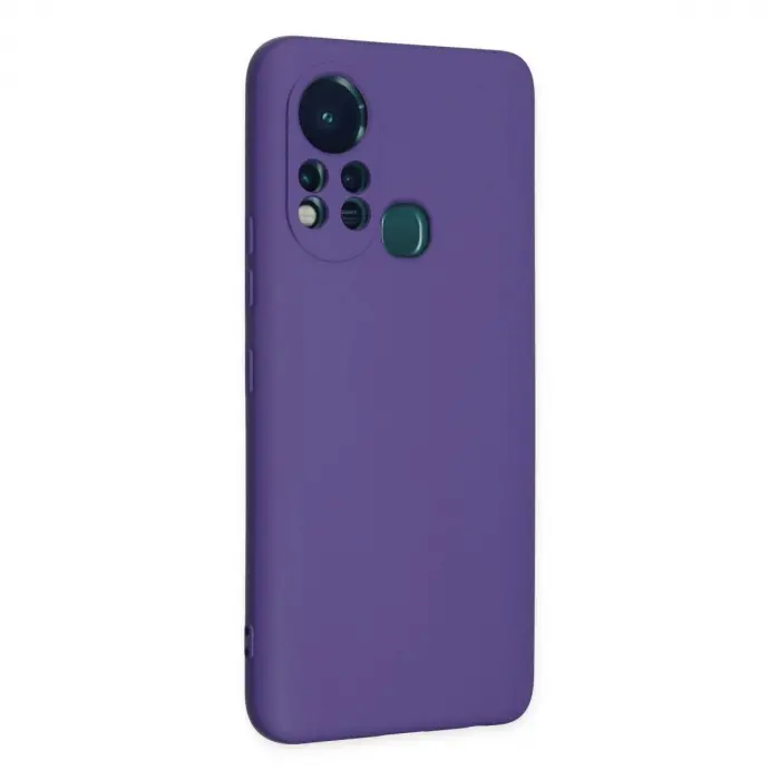 İnfinix Hot 11s Kılıf Nano İçi Kadife  - Mor