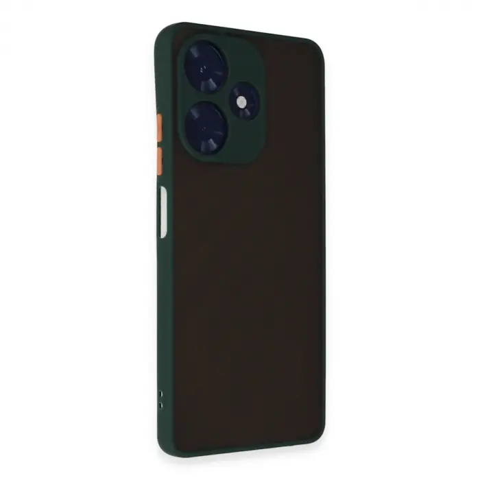 İnfinix Hot 30 4g Kılıf Montreal Silikon Kapak - Yeşil