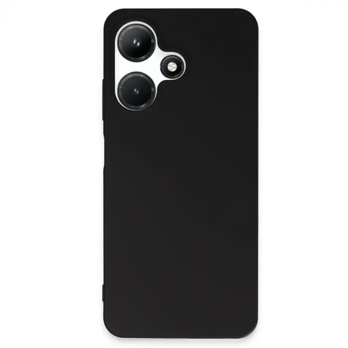 İnfinix Hot 30i Kılıf First Silikon - Siyah