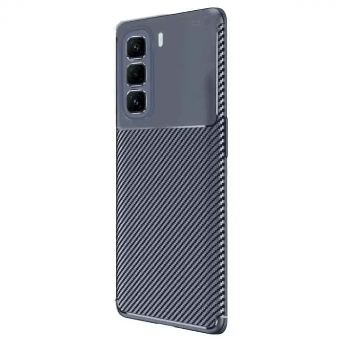 İnfinix Hot 50 Pro Plus 4g Auto Fus Karbon Kapak - Lacivert