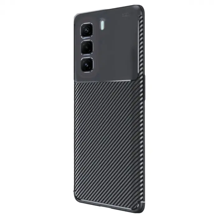 İnfinix Hot 50 Pro Plus 4g Auto Fus Karbon Kapak - Siyah