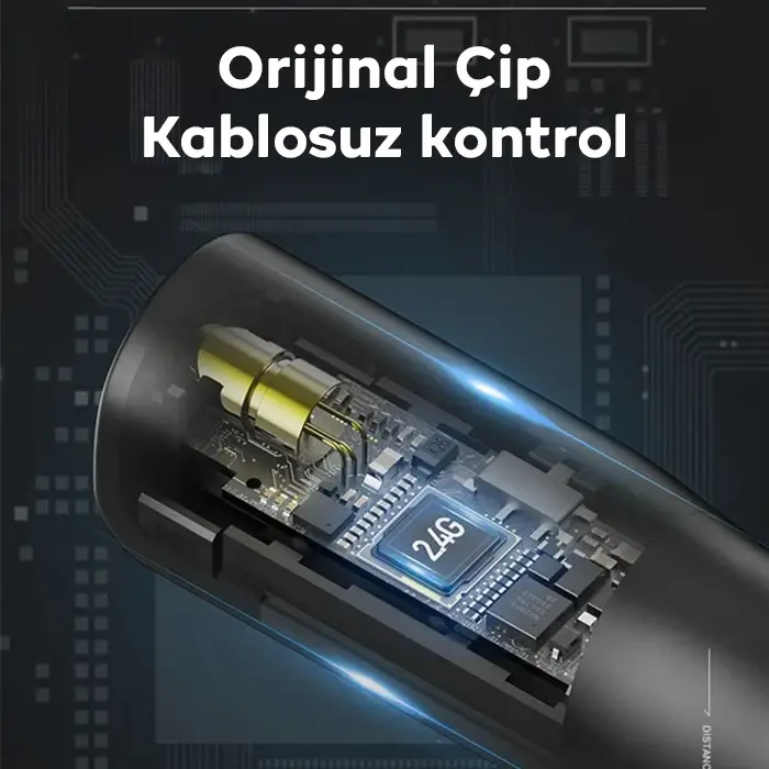 İNPHİC PL1 Projeksiyon Multimedya Sunum Şarjlı Kırmızı Lazerli Uzaktan Kumanda-(5775)