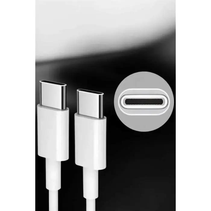 İOS Uyumlu Type-C Girişli Hızlı Şarj 15/15 Pro Max Adaptör ve Kablosu