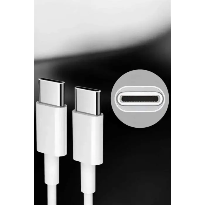 İOS Uyumlu Type-C Girişli Hızlı Şarj 15/15 Pro Max Adaptör ve Kablosu