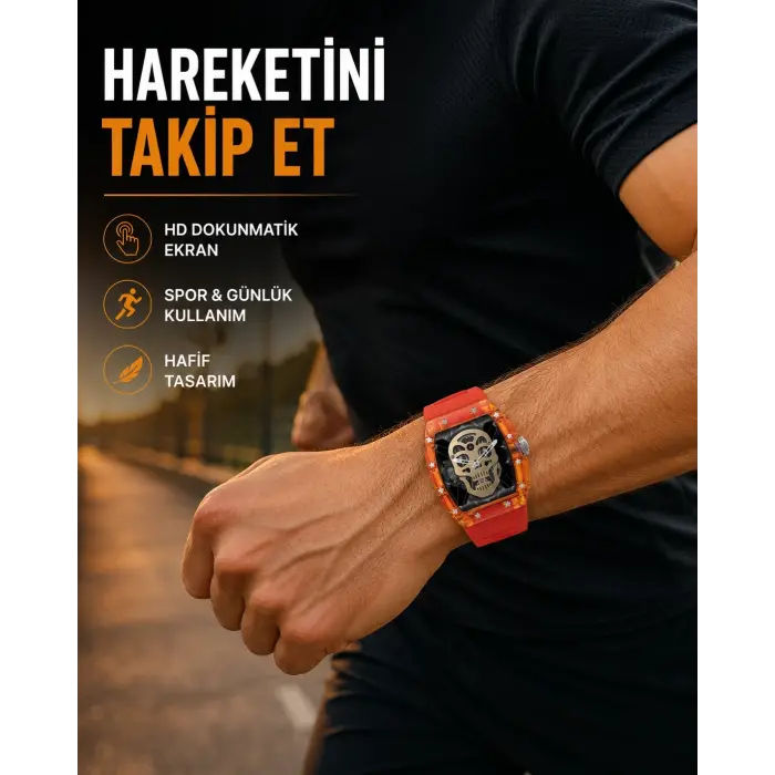 IP67 Suya Dayanıklı Akıllı Saat Uzun Pil Ömürlü Yeni Nesil