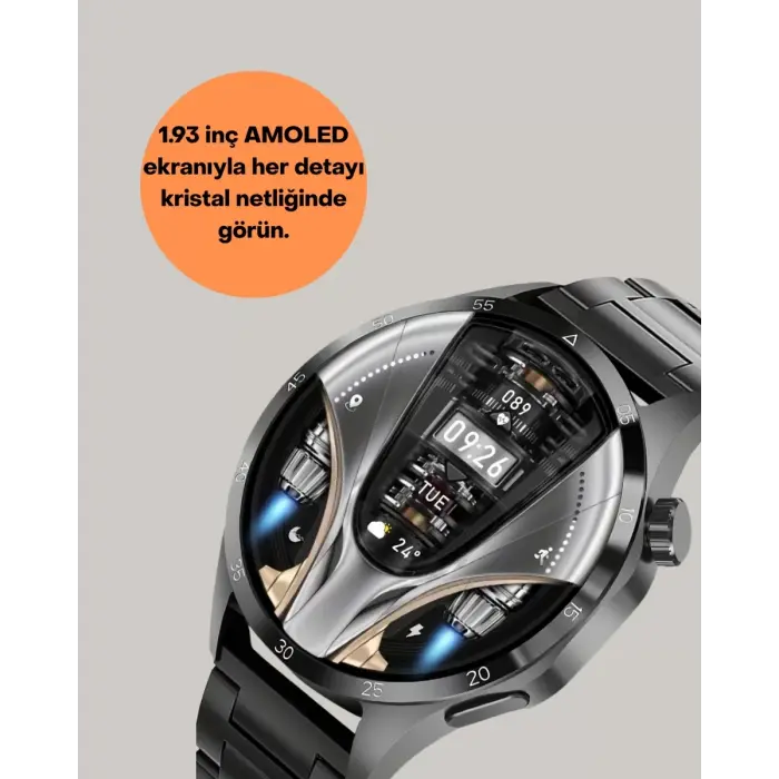 IP68 Su Toz Dirençli SW80 Akıllı Saat Android iOS Uyumlu Yeni Nesil