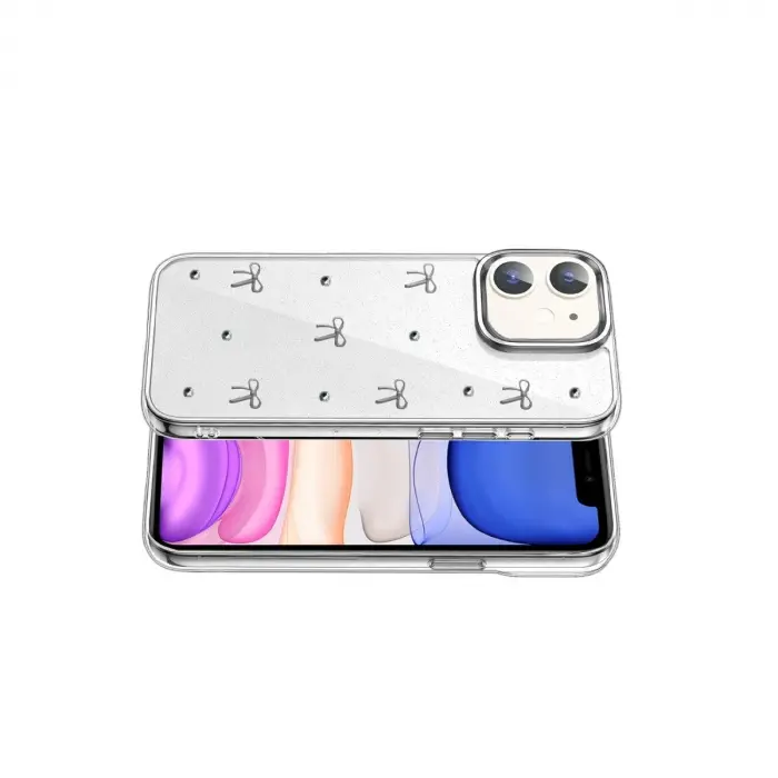 İphone 11 Fiyonk Desenli Kapak - Desen 5