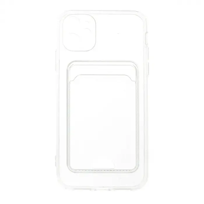 İphone 11 Kılıf Kart Şeffaf  - Şeffaf