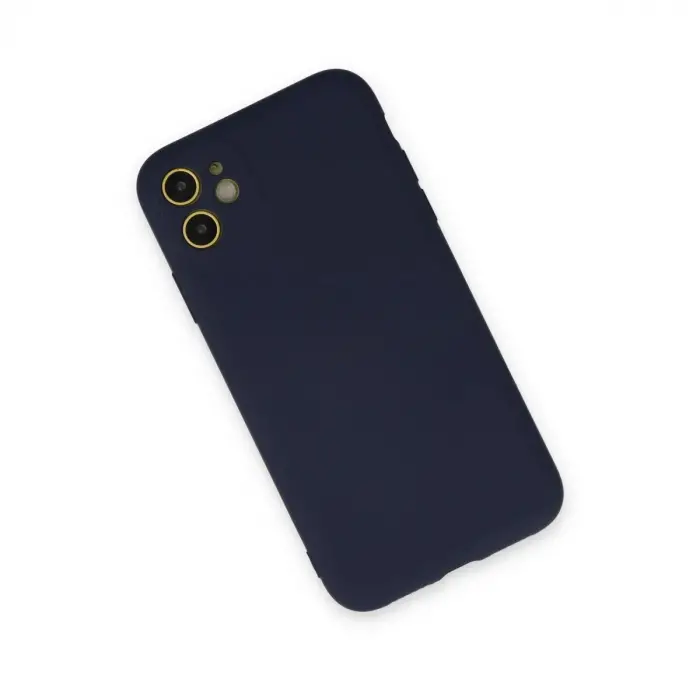 İphone 11 Kılıf Nano İçi Kadife  - Lacivert