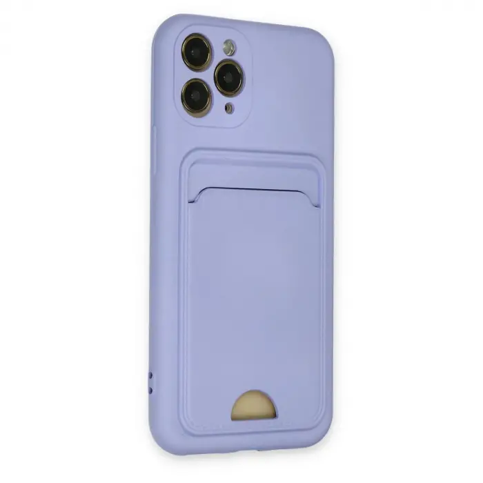İphone 11 Pro Kılıf Kelvin Kartvizitli  - Lila