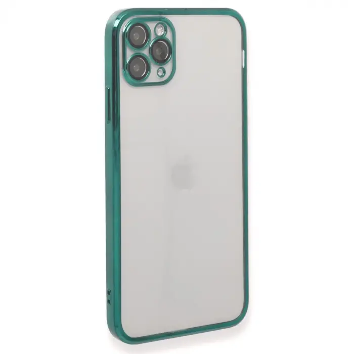İphone 11 Pro Kılıf  Lensli  - Yeşil