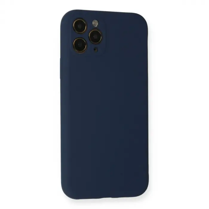 İphone 11 Pro Kılıf Nano İçi Kadife  - Lacivert