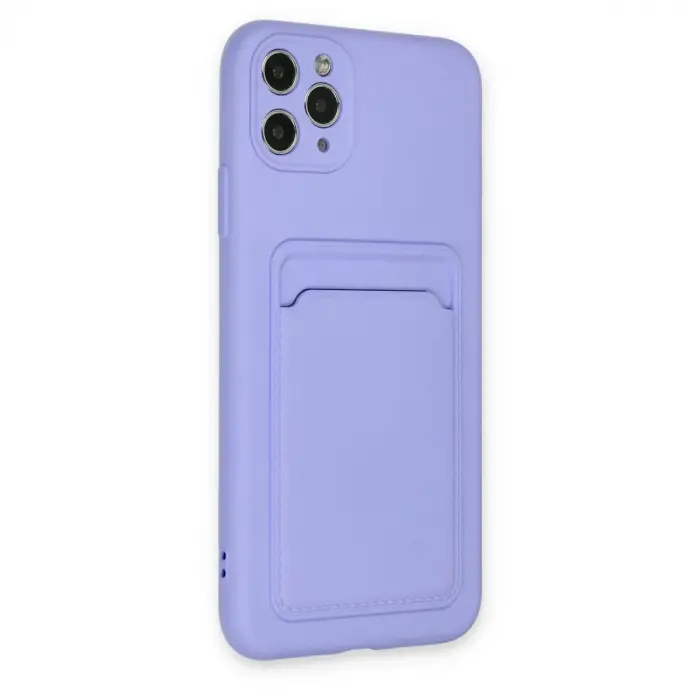 İphone 11 Pro Max Kılıf Kelvin Kartvizitli  - Lila