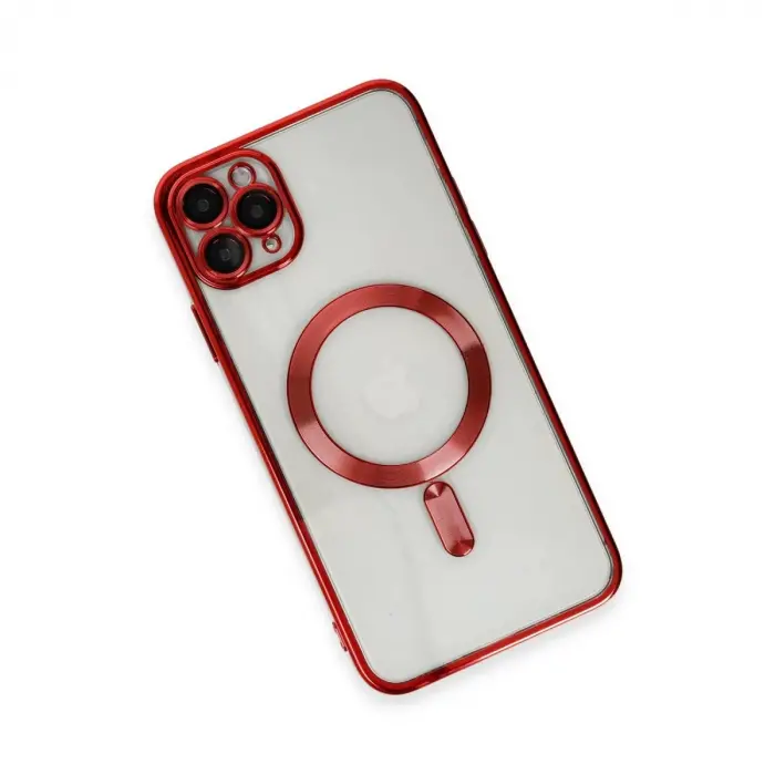 İphone 11 Pro Max Kılıf Kross Magneticsafe Kapak - Kırmızı