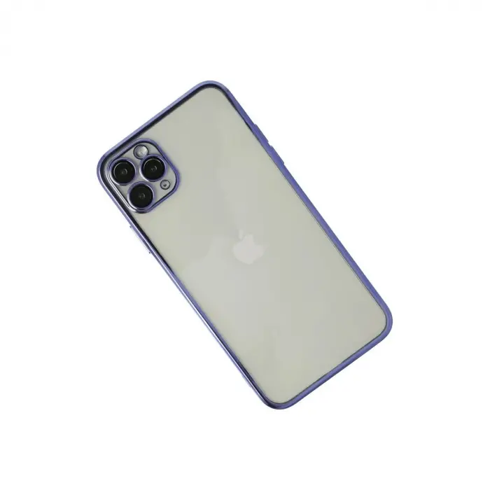 İphone 11 Pro Max Kılıf  Lensli  - Mor