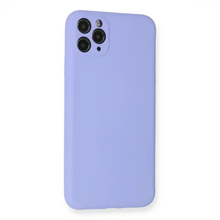 İphone 11 Pro Max Kılıf Nano İçi Kadife  - Lila