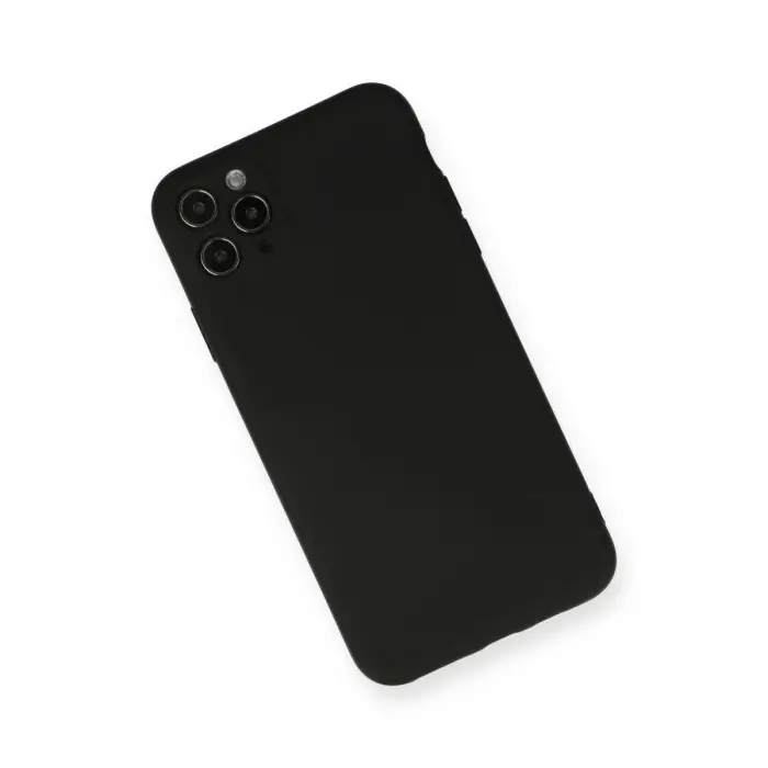 İphone 11 Pro Max Kılıf Nano İçi Kadife  - Siyah