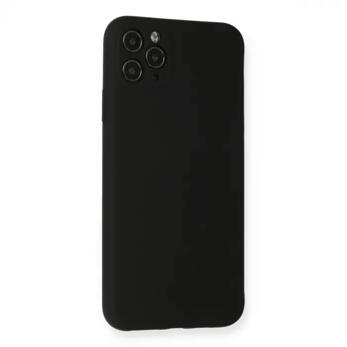 İphone 11 Pro Max Kılıf Nano İçi Kadife  - Siyah