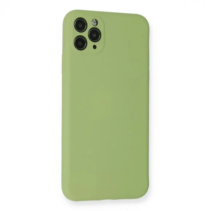 İphone 11 Pro Max Kılıf Nano İçi Kadife - Yeşil