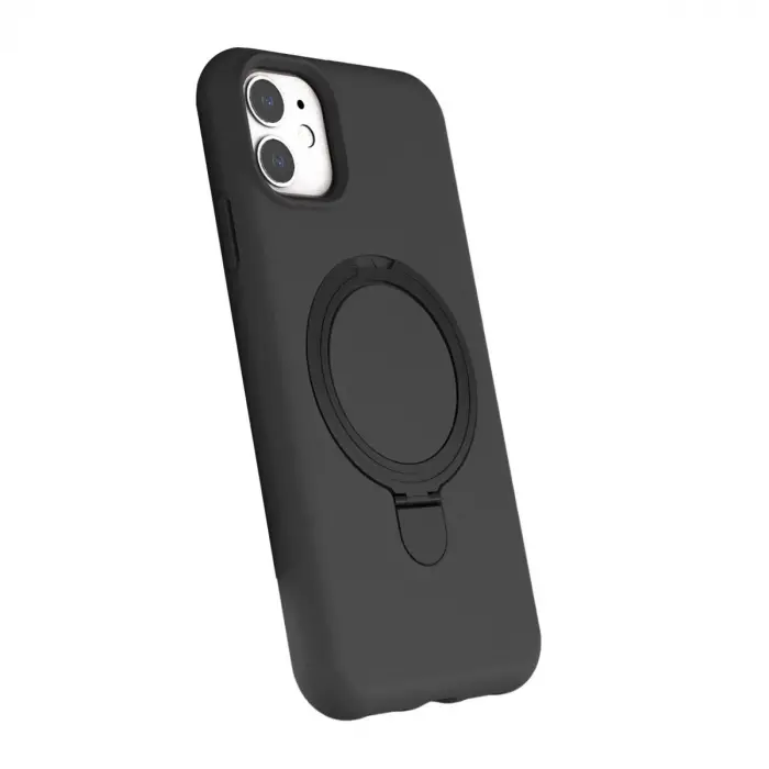 İphone 11 Regal Magsafe Standlı Kapak - Titan Gri