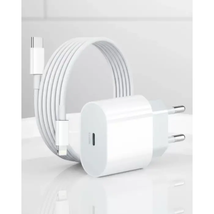 iPhone 12 11 XR XS X 8 Plus 7 20W PD Lightning Hızlı Şarj Adaptörü