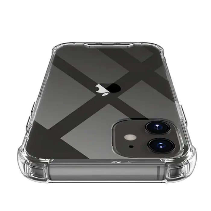 İPhone 12-İPhone 12 Pro 6.1 Anti-Drop Silikon Kılıf Shockproof-(5775)