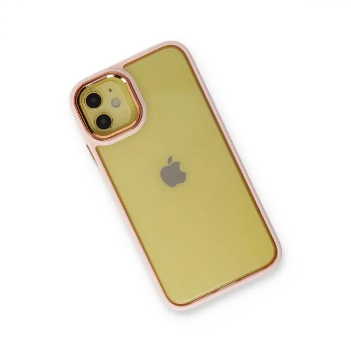 İphone 12 Kılıf Dora Kapak - Pudra