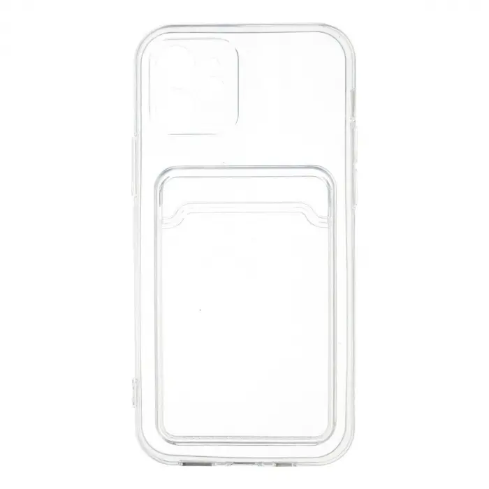İphone 12 Kılıf Kart Şeffaf  - Şeffaf