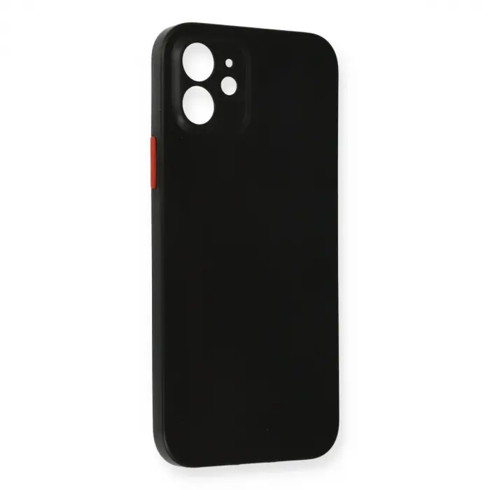 İphone 12 Kılıf Pp Ultra İnce Kapak - Siyah