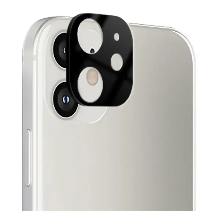 İPhone 12 Mini 3D full Kaplama Tempered Cam Kamera Koruyucu-(5775)