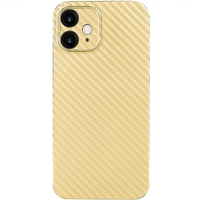 İPhone 12 Mini Luxury Renkli Tempered Arka Koruma Kamera Koruma-(5775)