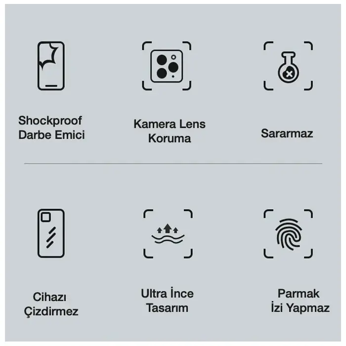 iPhone 12 Pro 6.1inç Gold Çerçeve Kamera Korumalı Bumper Kılıf-(5775)