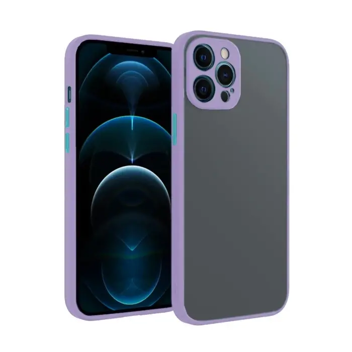 iPhone 12 Pro 6.1inç Kamera Korumalı Premium Silikon Kılıf-(5775)