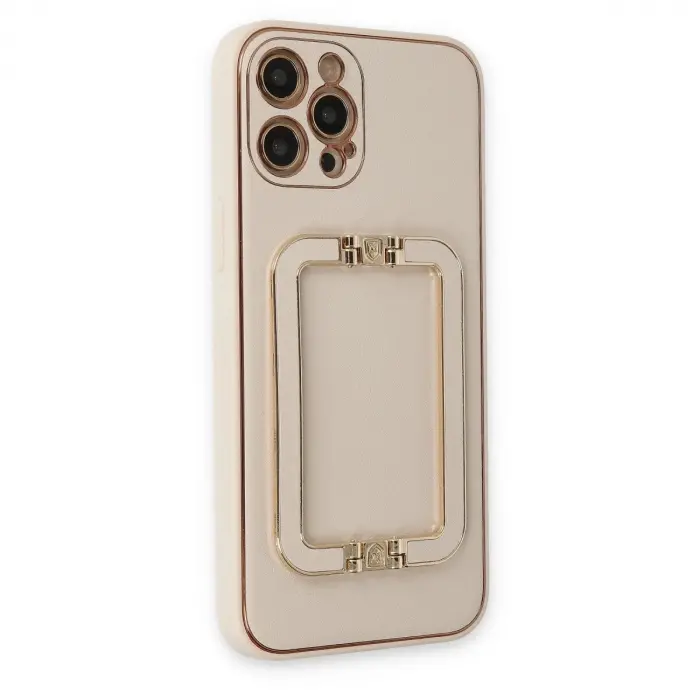 İphone 12 Pro Kılıf Co Elit Kapak - Gold