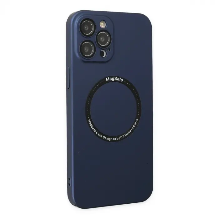 İphone 12 Pro Kılıf Jack Magneticsafe Lens  - Lacivert
