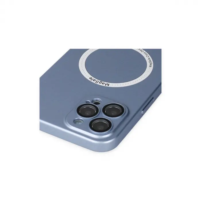 İphone 12 Pro Kılıf Jack Magneticsafe Lens  - Sierra Blue