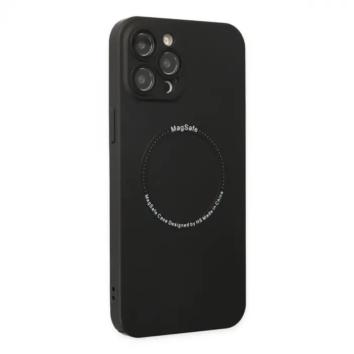 İphone 12 Pro Kılıf Jack Magneticsafe Lens  - Siyah