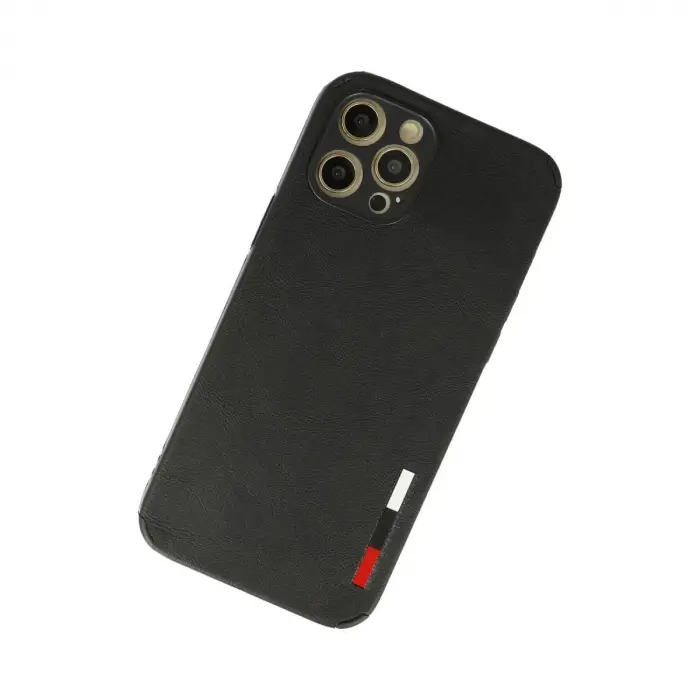 İphone 12 Pro Kılıf Loop Deri  - Siyah