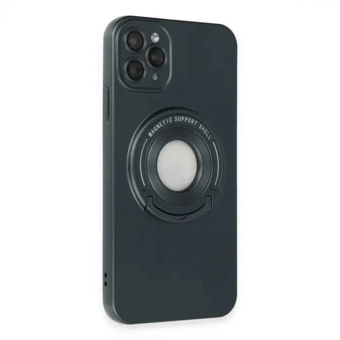 İphone 12 Pro Kılıf Lukka Magneticsafe Kapak - Koyu Yeşil