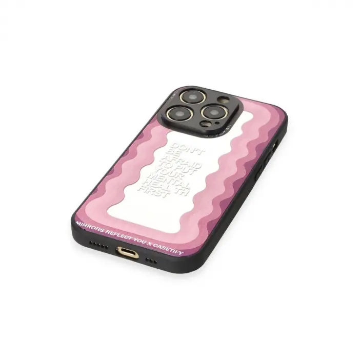 İphone 12 Pro Kılıf Mirror Desenli Kapak - Mirror - 11