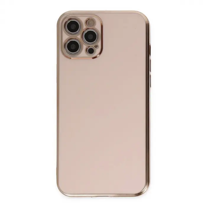 İphone 12 Pro Kılıf Volet  - Pembe