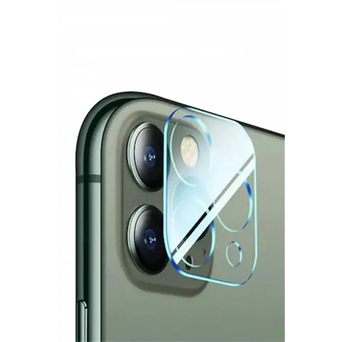 iPhone 12 Pro Max 6.7  Full Tempered Kamera Koruyucu Kırılmaz Cam-(5775)