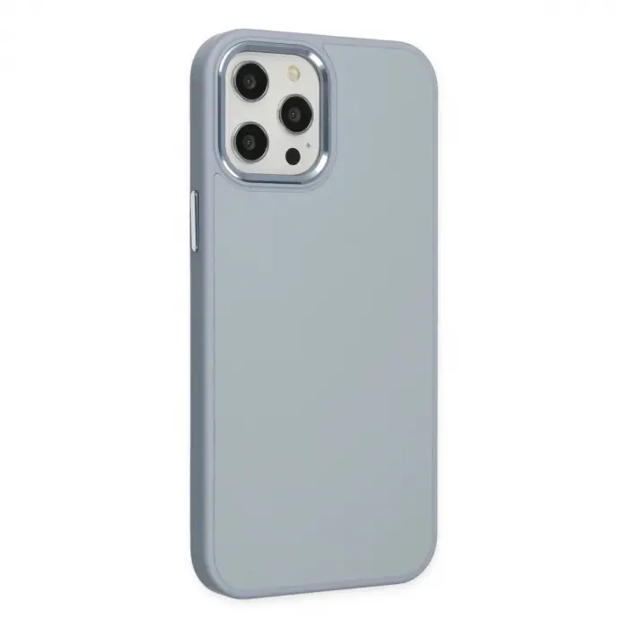 İphone 12 Pro Max Kılıf Asya Deri  - Sierra Blue