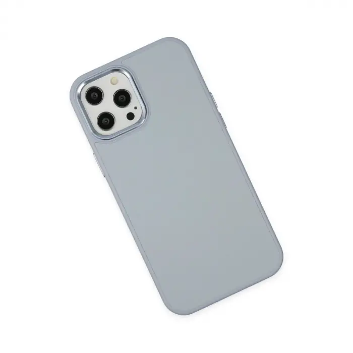 İphone 12 Pro Max Kılıf Asya Deri  - Sierra Blue