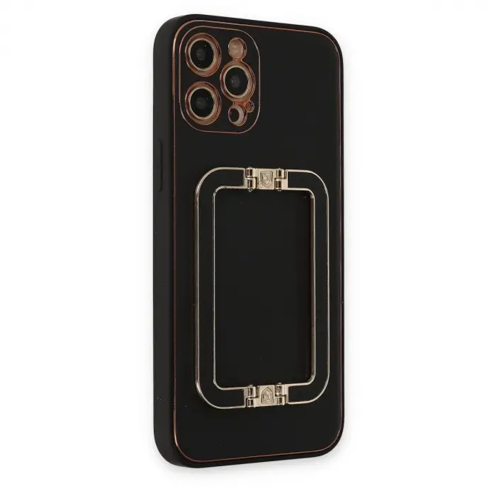 İphone 12 Pro Max Kılıf Co Elit Kapak - Siyah